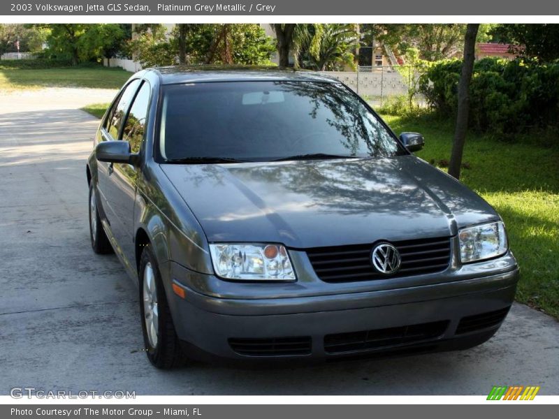 Platinum Grey Metallic / Grey 2003 Volkswagen Jetta GLS Sedan