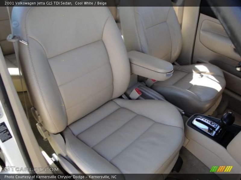 Cool White / Beige 2001 Volkswagen Jetta GLS TDI Sedan