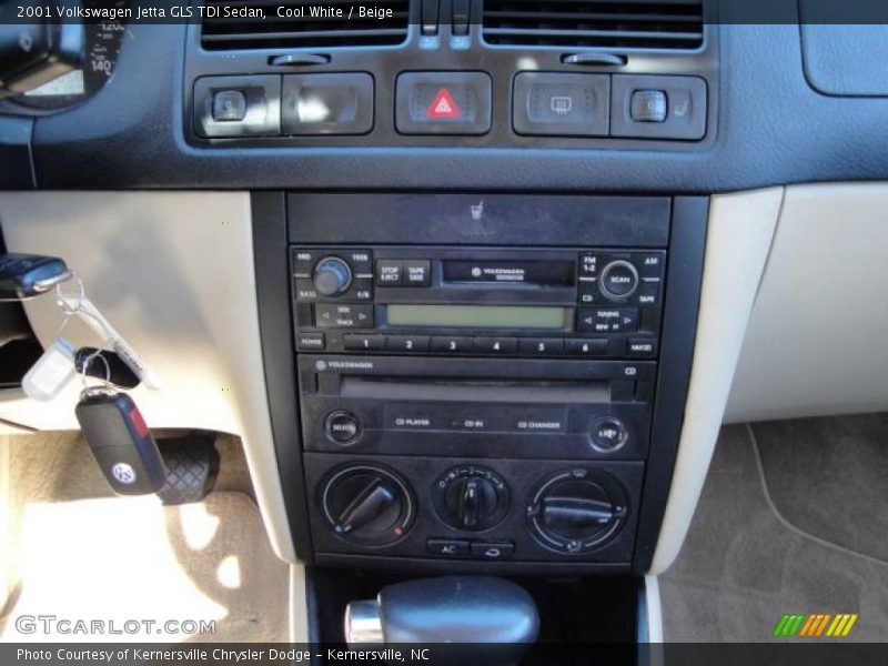 Cool White / Beige 2001 Volkswagen Jetta GLS TDI Sedan