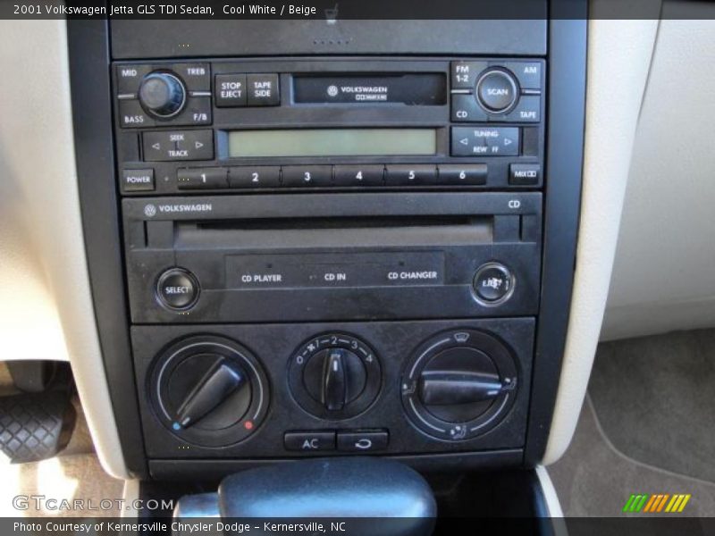 Cool White / Beige 2001 Volkswagen Jetta GLS TDI Sedan