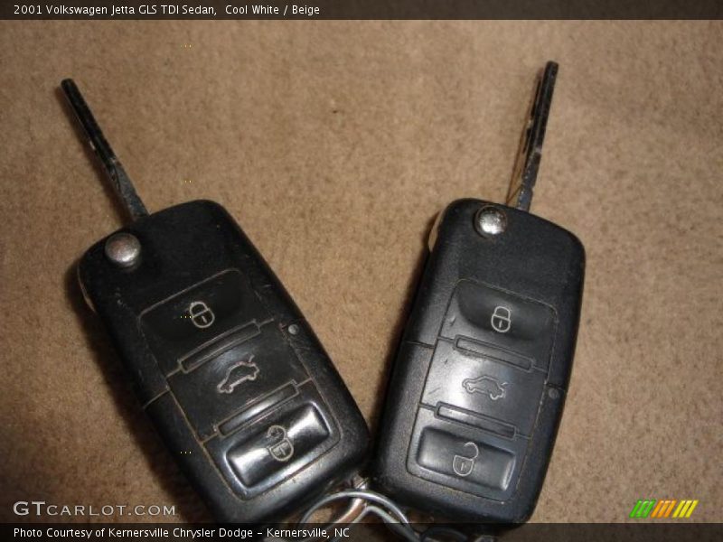 Cool White / Beige 2001 Volkswagen Jetta GLS TDI Sedan