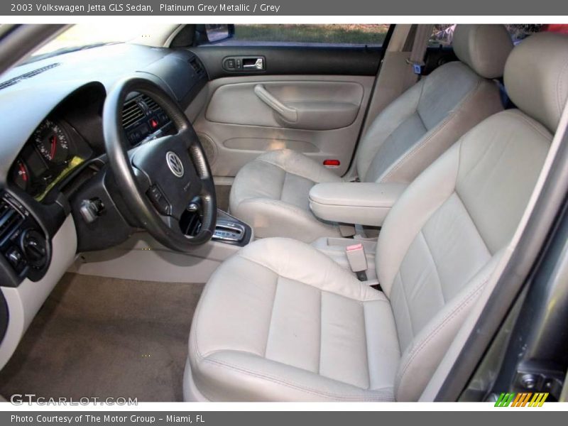 Platinum Grey Metallic / Grey 2003 Volkswagen Jetta GLS Sedan