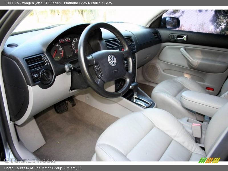 Platinum Grey Metallic / Grey 2003 Volkswagen Jetta GLS Sedan