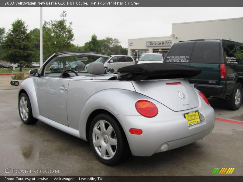 Reflex Silver Metallic / Grey 2003 Volkswagen New Beetle GLX 1.8T Coupe