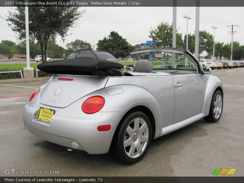 Reflex Silver Metallic / Grey 2003 Volkswagen New Beetle GLX 1.8T Coupe