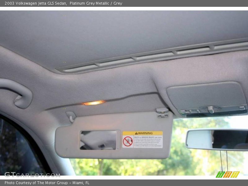 Platinum Grey Metallic / Grey 2003 Volkswagen Jetta GLS Sedan