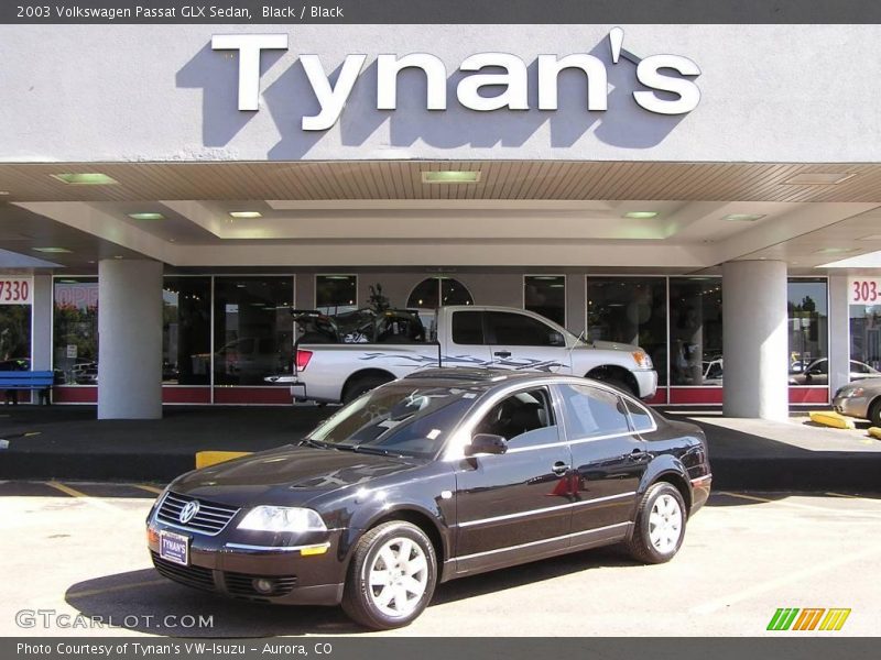 Black / Black 2003 Volkswagen Passat GLX Sedan