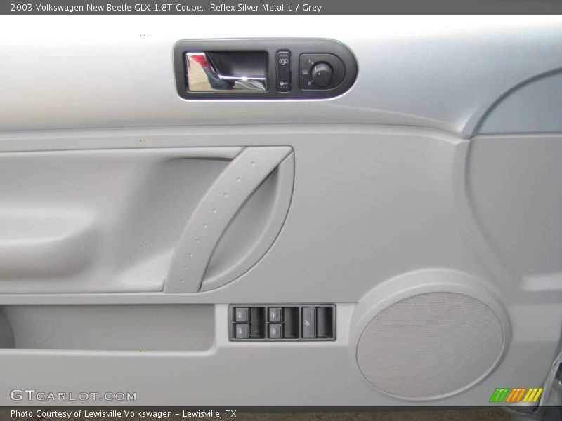 Reflex Silver Metallic / Grey 2003 Volkswagen New Beetle GLX 1.8T Coupe
