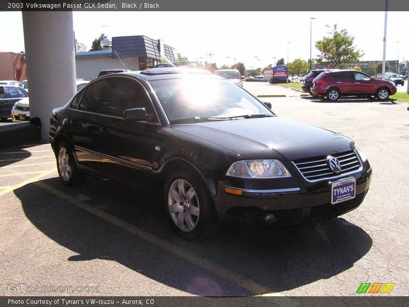 Black / Black 2003 Volkswagen Passat GLX Sedan