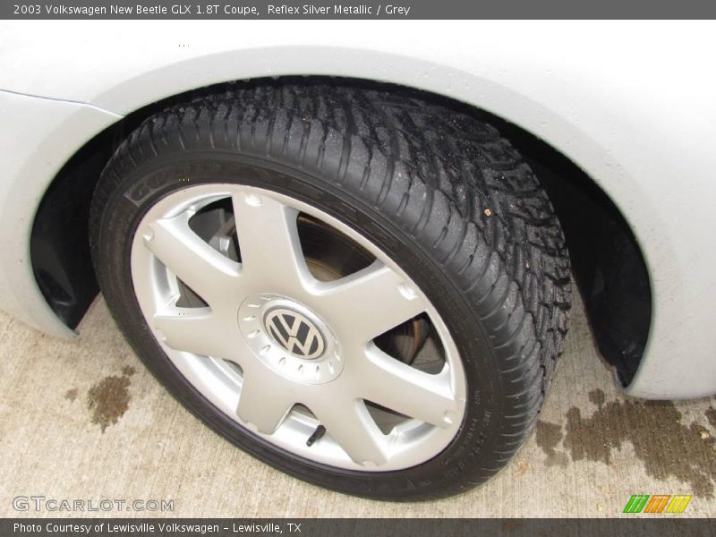 Reflex Silver Metallic / Grey 2003 Volkswagen New Beetle GLX 1.8T Coupe