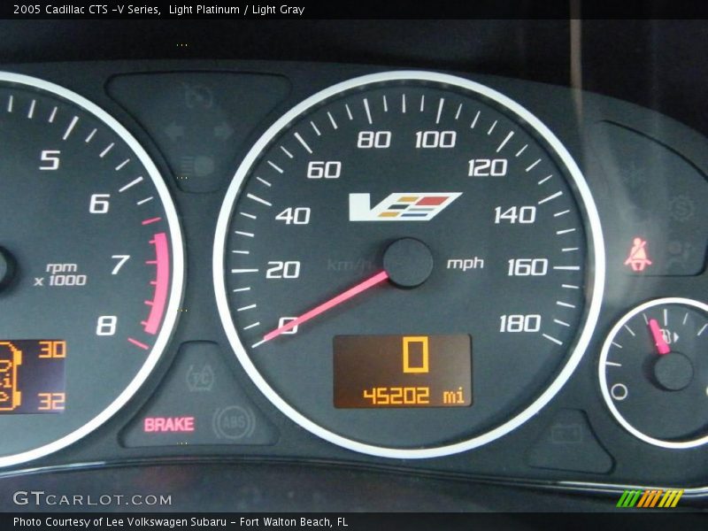 Light Platinum / Light Gray 2005 Cadillac CTS -V Series