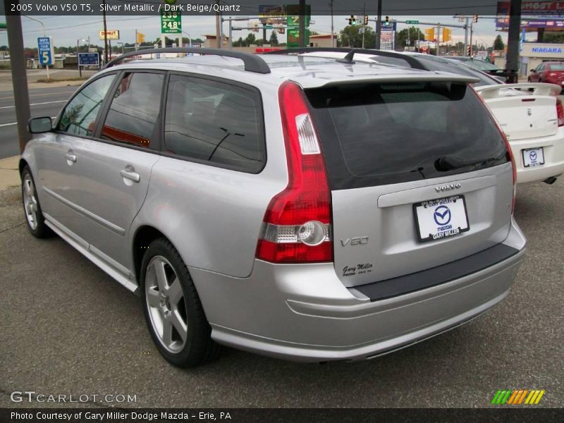 Silver Metallic / Dark Beige/Quartz 2005 Volvo V50 T5