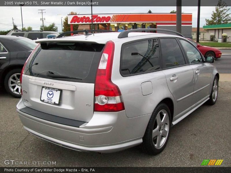 Silver Metallic / Dark Beige/Quartz 2005 Volvo V50 T5