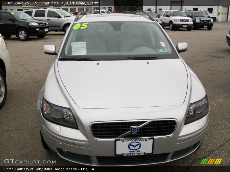 Silver Metallic / Dark Beige/Quartz 2005 Volvo V50 T5