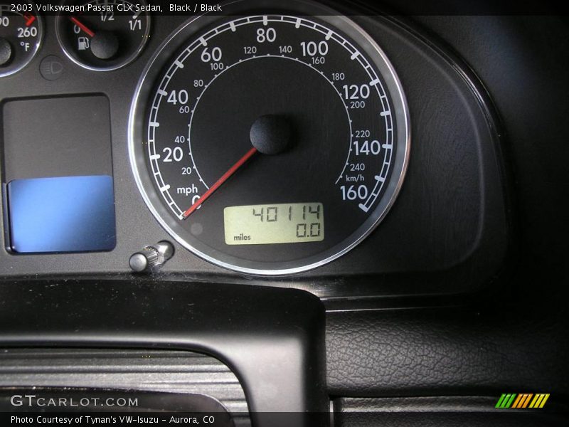 Black / Black 2003 Volkswagen Passat GLX Sedan