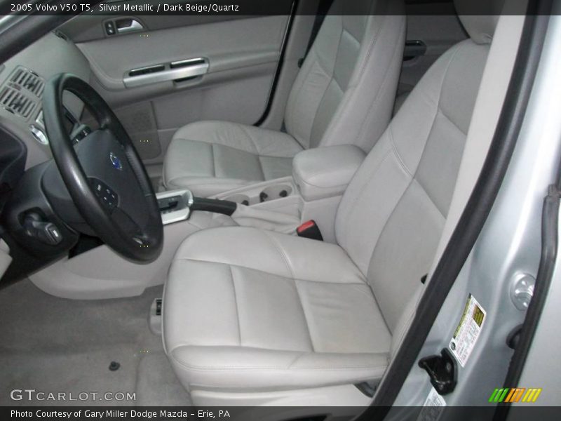 Silver Metallic / Dark Beige/Quartz 2005 Volvo V50 T5