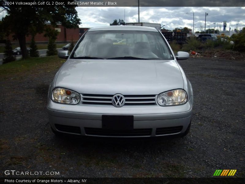Reflex Silver Metallic / Black 2004 Volkswagen Golf GL 2 Door
