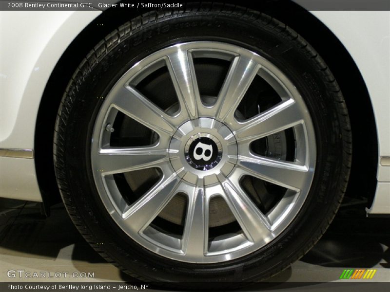 Glacier White / Saffron/Saddle 2008 Bentley Continental GTC