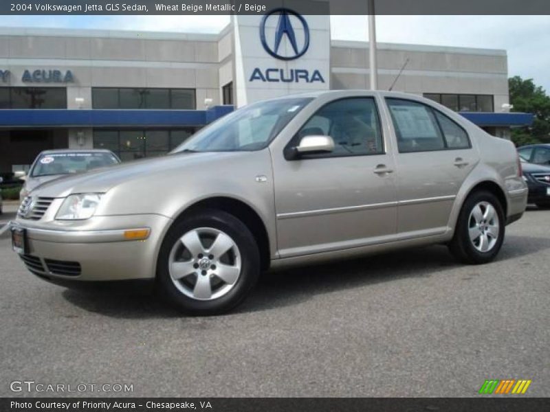 Wheat Beige Metallic / Beige 2004 Volkswagen Jetta GLS Sedan