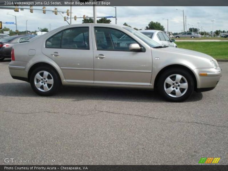 Wheat Beige Metallic / Beige 2004 Volkswagen Jetta GLS Sedan