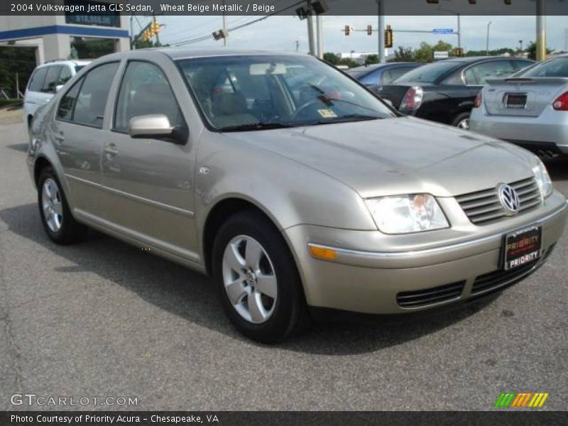 Wheat Beige Metallic / Beige 2004 Volkswagen Jetta GLS Sedan