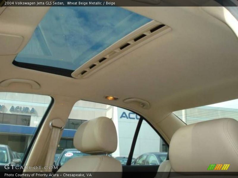 Wheat Beige Metallic / Beige 2004 Volkswagen Jetta GLS Sedan