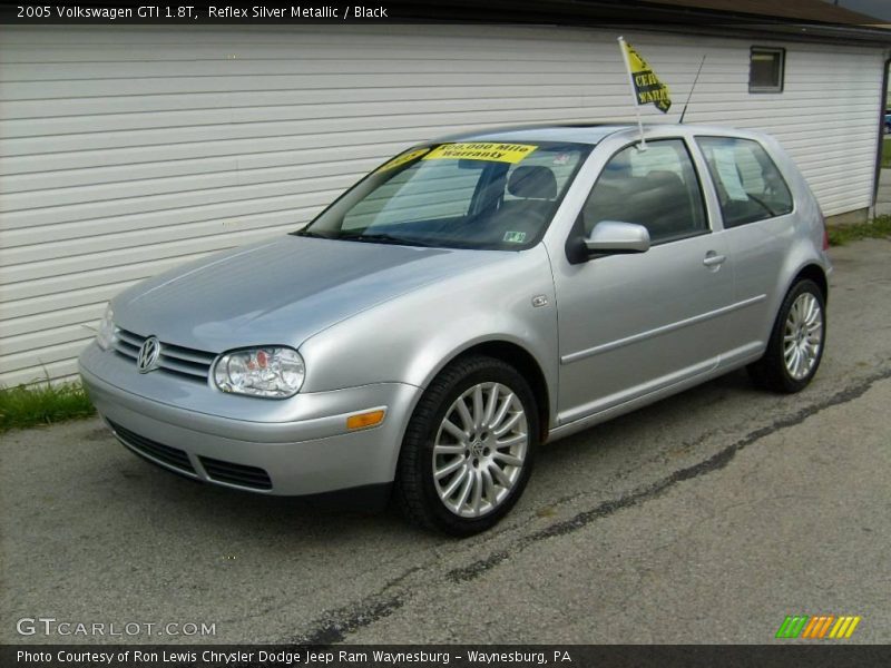 Reflex Silver Metallic / Black 2005 Volkswagen GTI 1.8T