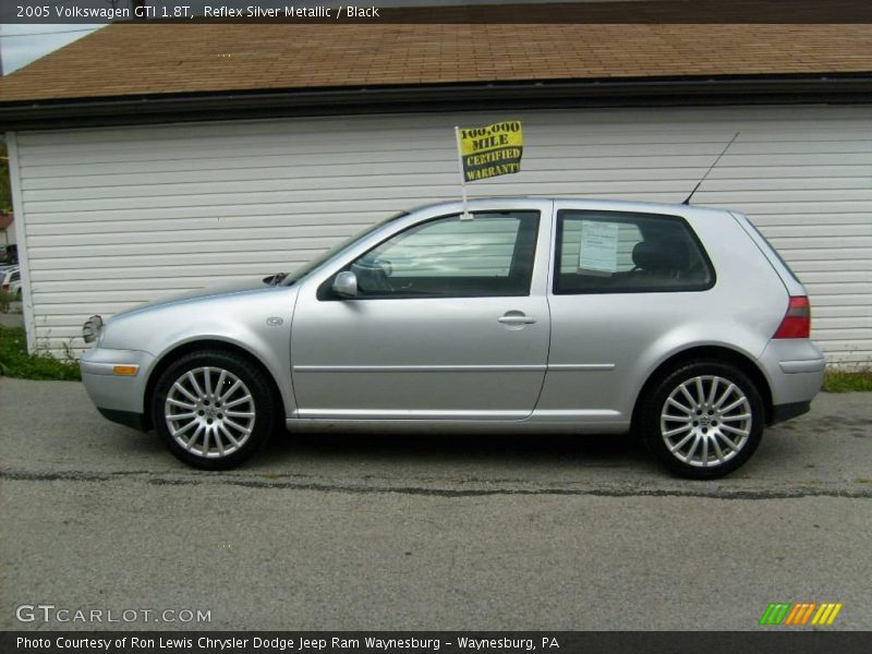 Reflex Silver Metallic / Black 2005 Volkswagen GTI 1.8T