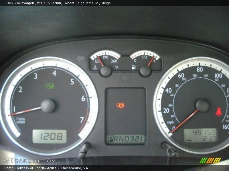 Wheat Beige Metallic / Beige 2004 Volkswagen Jetta GLS Sedan