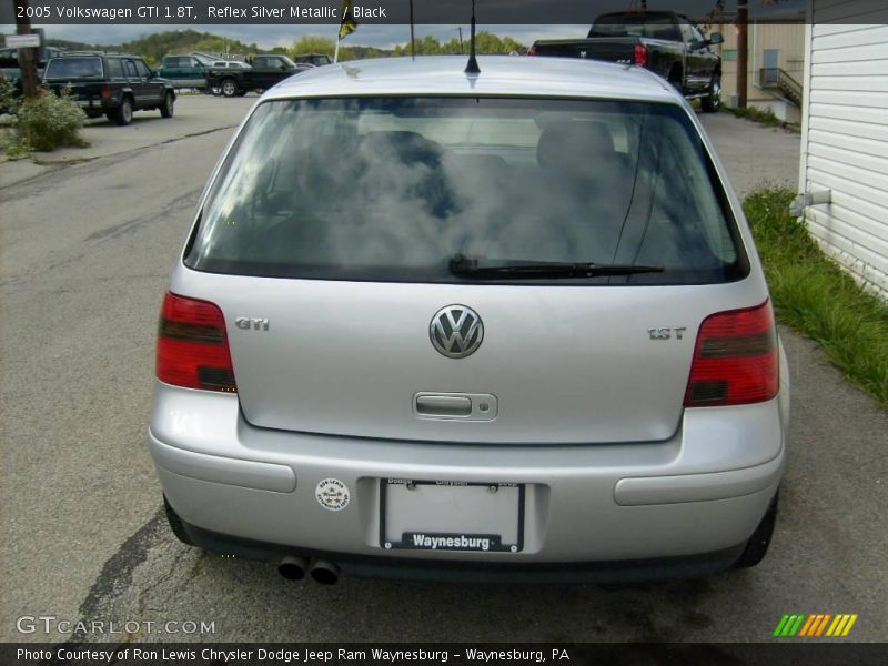 Reflex Silver Metallic / Black 2005 Volkswagen GTI 1.8T