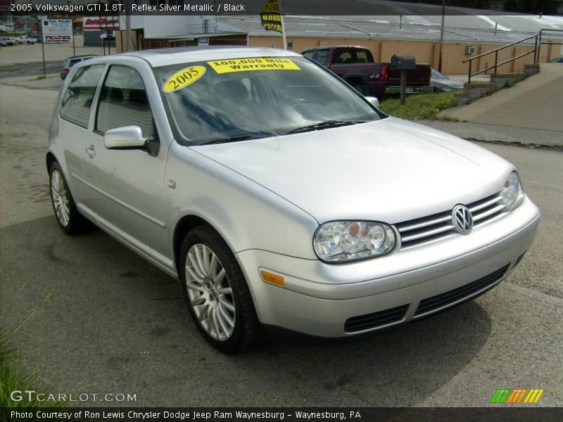 Reflex Silver Metallic / Black 2005 Volkswagen GTI 1.8T