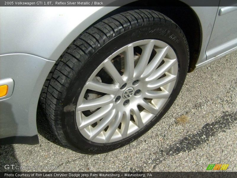 Reflex Silver Metallic / Black 2005 Volkswagen GTI 1.8T