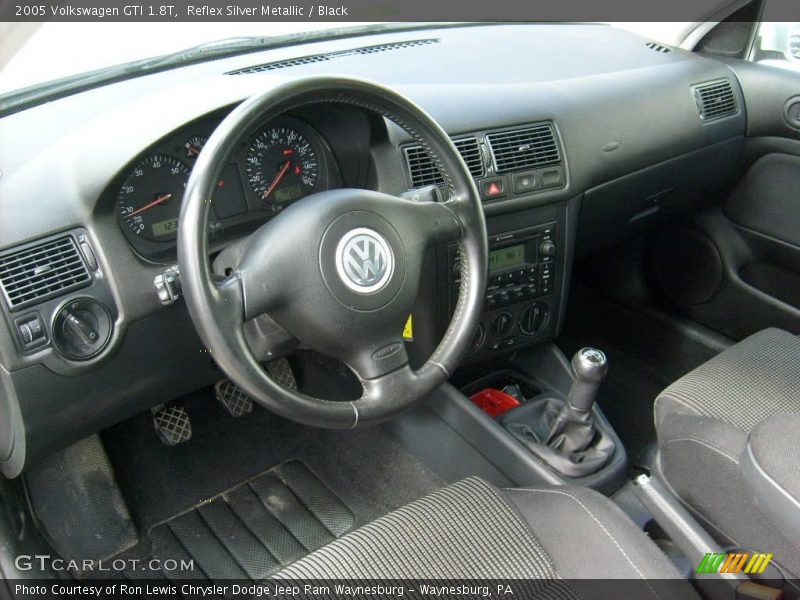 Reflex Silver Metallic / Black 2005 Volkswagen GTI 1.8T
