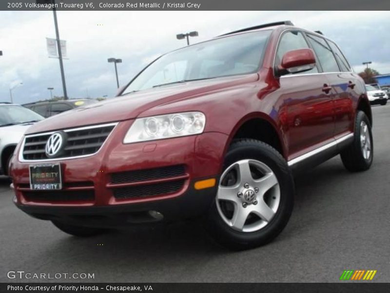 Colorado Red Metallic / Kristal Grey 2005 Volkswagen Touareg V6