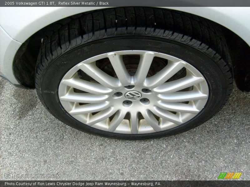Reflex Silver Metallic / Black 2005 Volkswagen GTI 1.8T