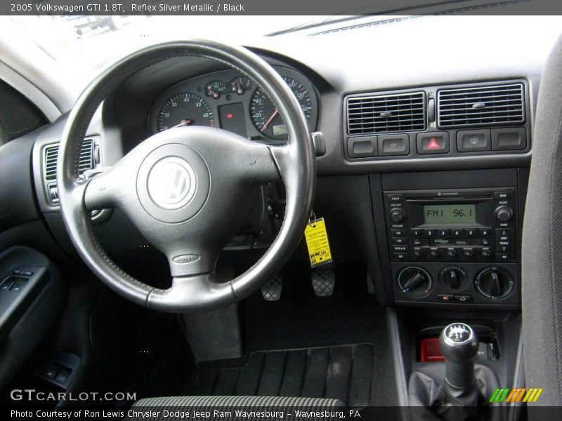 Reflex Silver Metallic / Black 2005 Volkswagen GTI 1.8T