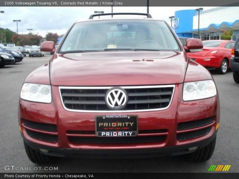 Colorado Red Metallic / Kristal Grey 2005 Volkswagen Touareg V6