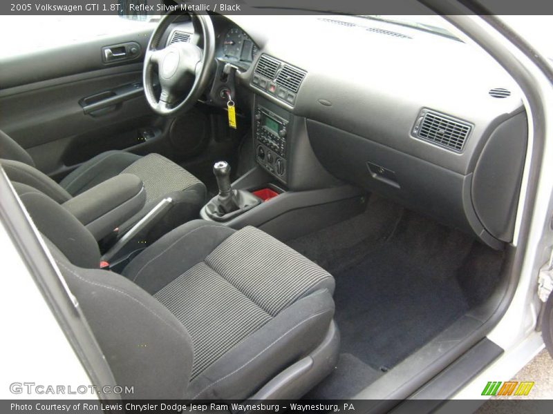 Reflex Silver Metallic / Black 2005 Volkswagen GTI 1.8T