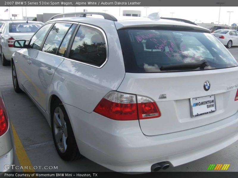 Alpine White / Auburn Dakota Leather 2007 BMW 5 Series 530xi Sport Wagon