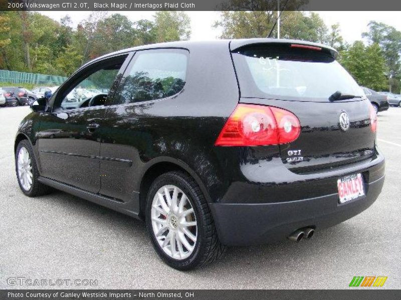 Black Magic / Interlagos Plaid Cloth 2006 Volkswagen GTI 2.0T