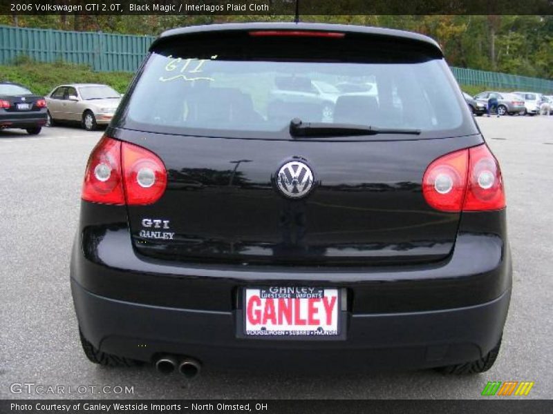 Black Magic / Interlagos Plaid Cloth 2006 Volkswagen GTI 2.0T