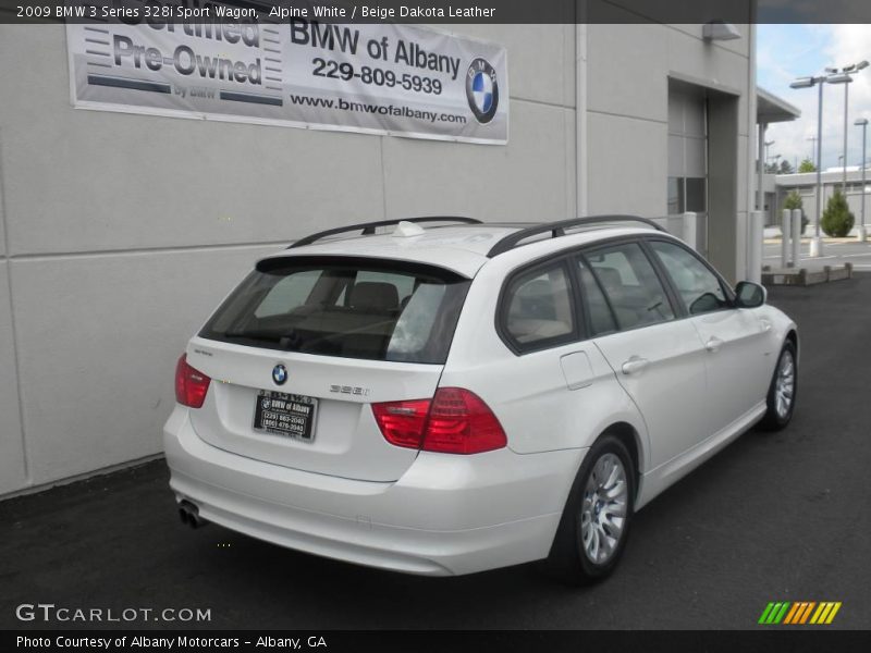 Alpine White / Beige Dakota Leather 2009 BMW 3 Series 328i Sport Wagon