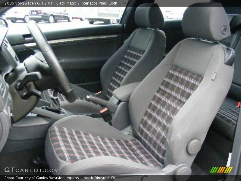 Black Magic / Interlagos Plaid Cloth 2006 Volkswagen GTI 2.0T