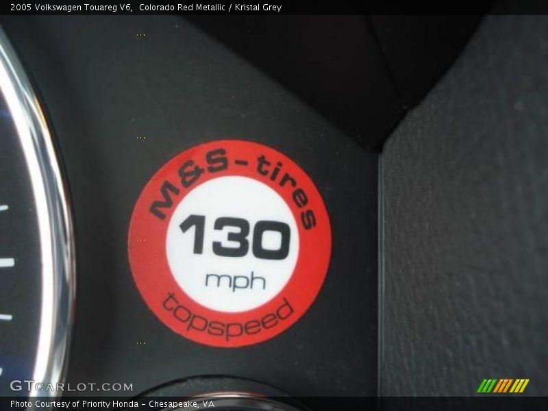 Colorado Red Metallic / Kristal Grey 2005 Volkswagen Touareg V6