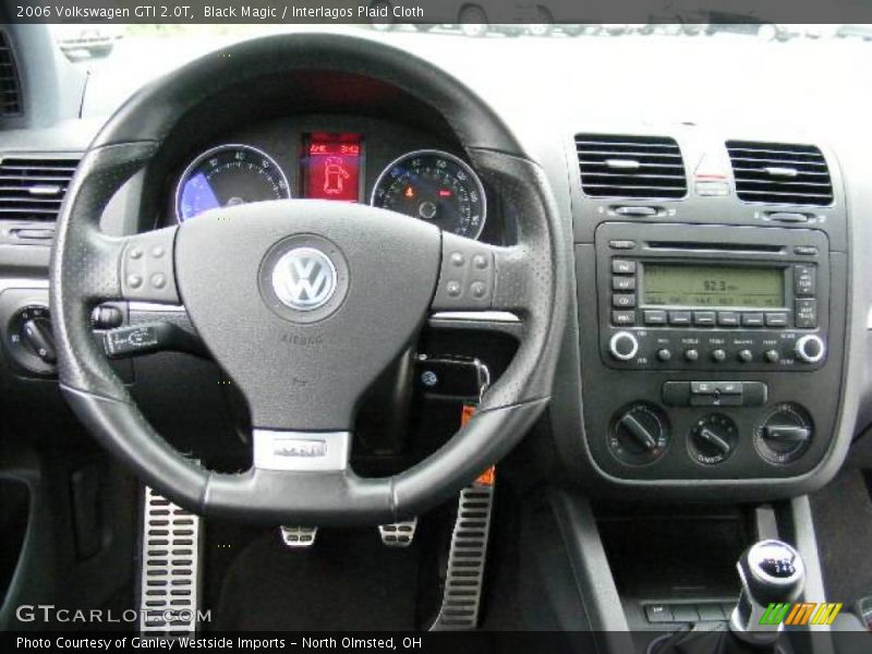 Black Magic / Interlagos Plaid Cloth 2006 Volkswagen GTI 2.0T