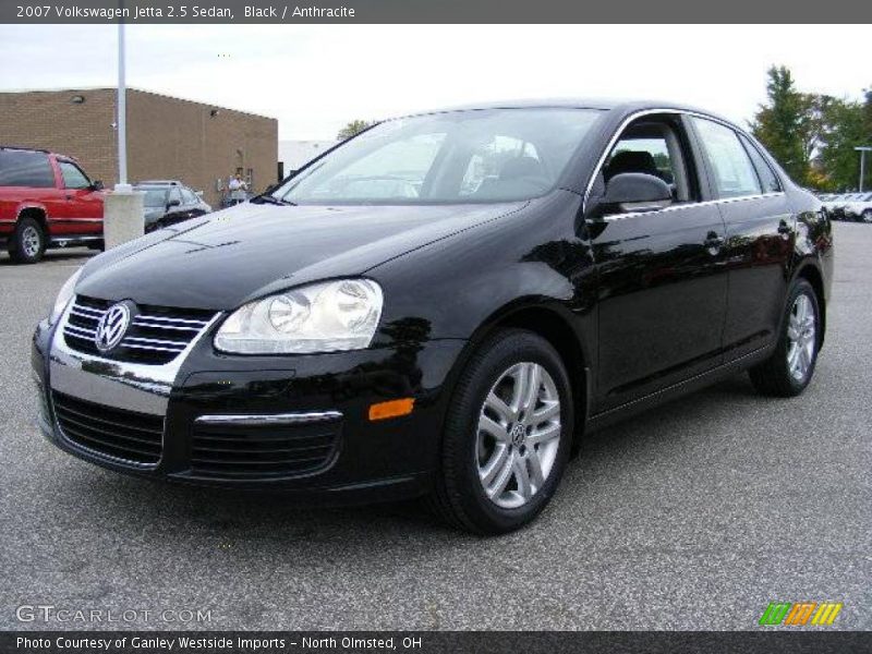 Black / Anthracite 2007 Volkswagen Jetta 2.5 Sedan