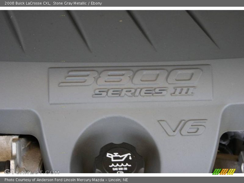 Stone Gray Metallic / Ebony 2008 Buick LaCrosse CXL