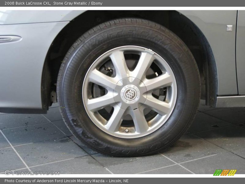 Stone Gray Metallic / Ebony 2008 Buick LaCrosse CXL