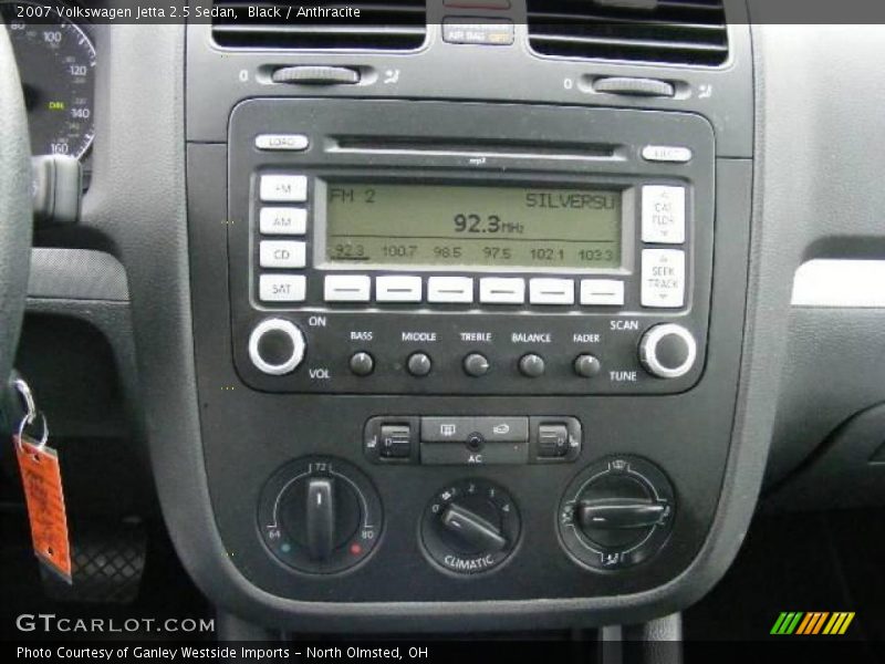 Black / Anthracite 2007 Volkswagen Jetta 2.5 Sedan