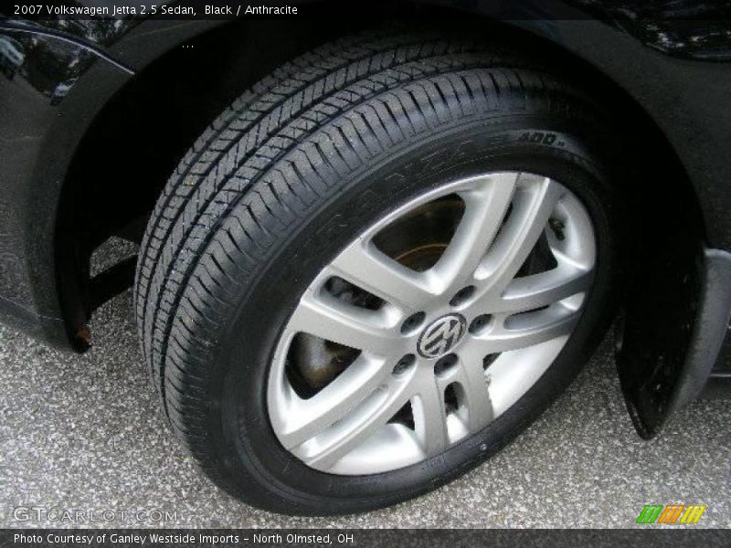 Black / Anthracite 2007 Volkswagen Jetta 2.5 Sedan